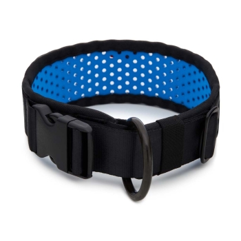 SOFTY Halsband | Länge: 45-51cm | Breite: 6,3cm | Farbe: schwarz/blau